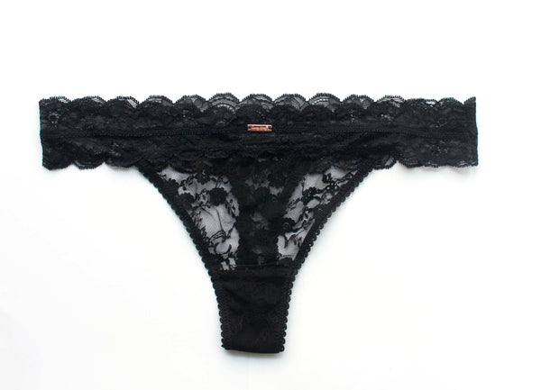 Midnight Lace Thong